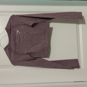 NWT Gymshark Long Sleeve Crop Top